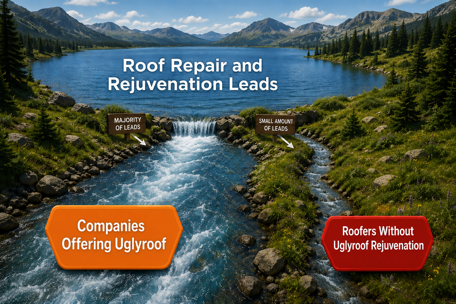 Get more leads with roof rejuvenation and repairs — illustration